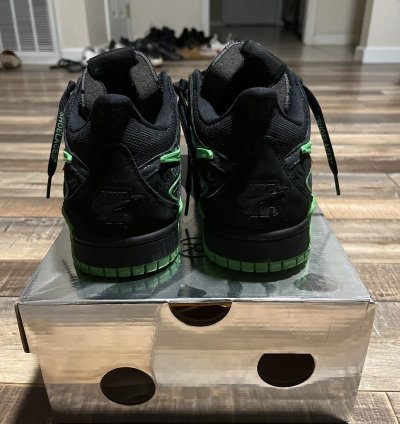 Nike Off-white Rubber Dunk Green Strike