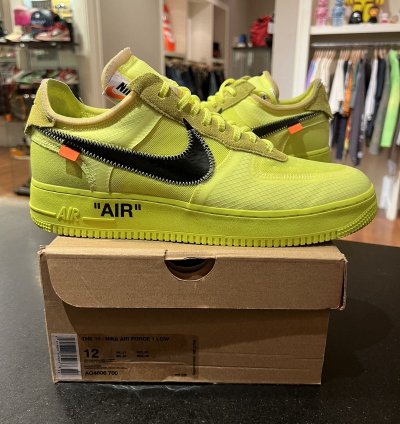 Nike Off-white Volt Air Force One