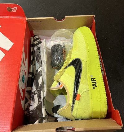 Nike Off-white Volt Air Force One