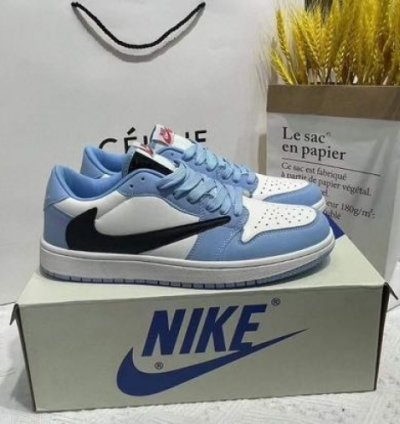 Nik E Air Jordan 1 Low X Og Sp Travis Scott University Sneakers