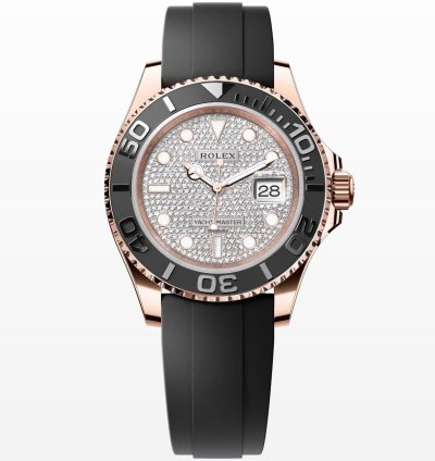 Rolex Yacht-master 40 Diamond Paved Dial Unworn