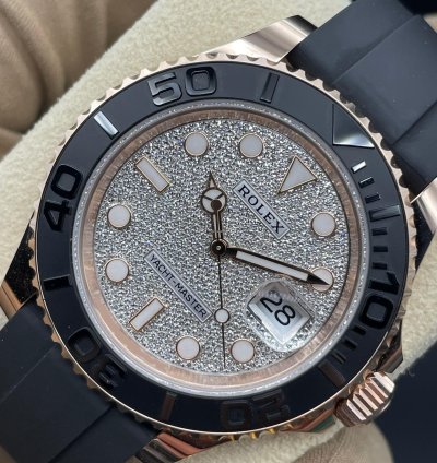 Rolex Yacht-master 40 Factory Diamond Paved Dial Unworn
