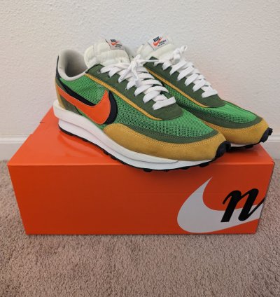 Nike Sacai Ld Waffle Green Gusto