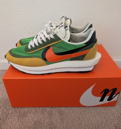 Nike Sacai Ld Waffle Green Gusto