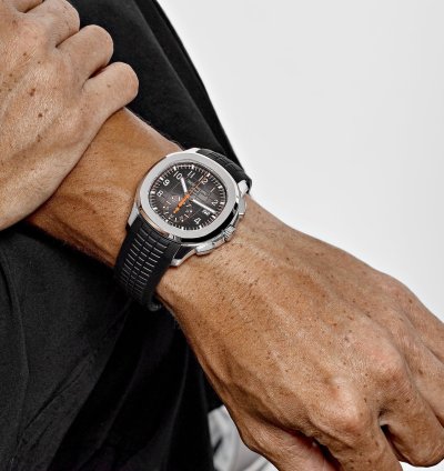 Patek Philippe Aquanaut Chronograph 5968a-001 Tiffany And Co Stainless Steel Black Dial 2023