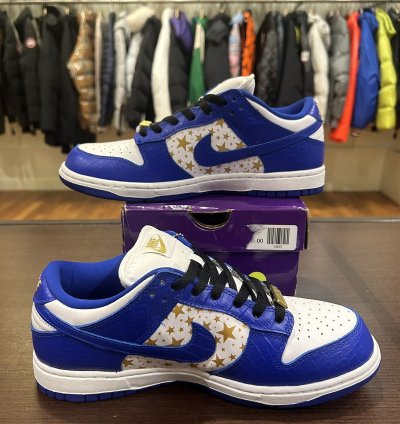 Supreme Nike Sb Dunk Low Stars Hyper Royal