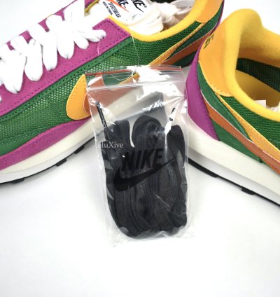 Nike Sacai Ld Waffle Sneakers Pine Green Clay Orange Ds19