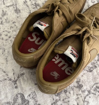 Supreme Nike Sb Ftw Blazer Low Gt Golden Beige 10