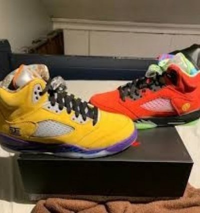 Nik E Air Jordan 5 Se What The Basketball Sneakers