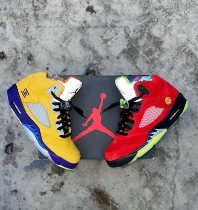 Nik E Air Jordan 5 Se What The Basketball Sneakers