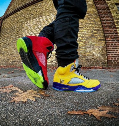 Nik E Air Jordan 5 Se What The Basketball Sneakers