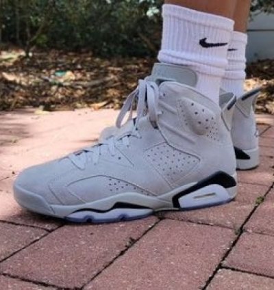 Nik E Air Jordan 6 Georgetown Basketball Sneakers