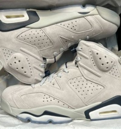 Nik E Air Jordan 6 Georgetown Basketball Sneakers