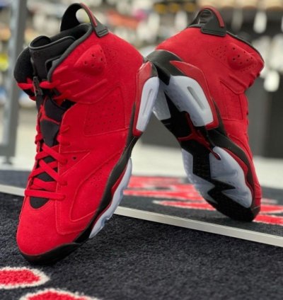 Nik E Air Jordan 6 Toro Bravo Basketball Sneakers Semi Ua