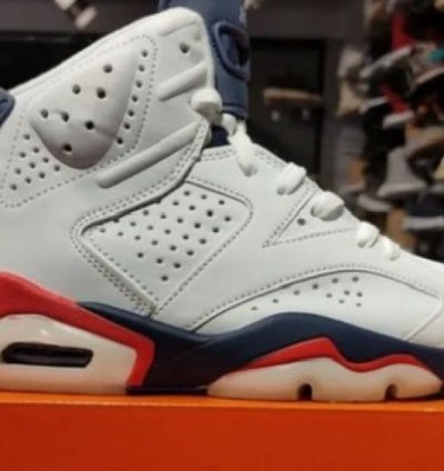 Nik E Air Jordan 6 White Infrared Basketball Sneakers