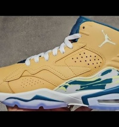 Nik E Air Jordan Mvp Gs Twine Geode Teal Basketball Sneakers