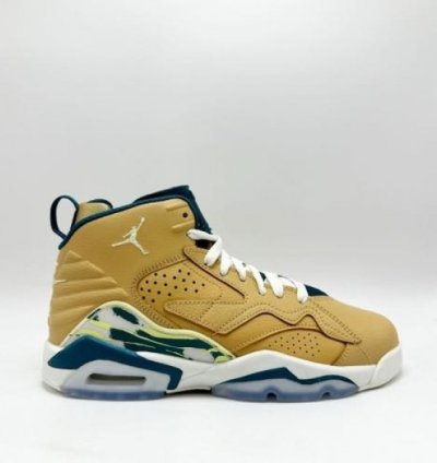 Nik E Air Jordan Mvp Gs Twine Geode Teal Basketball Sneakers