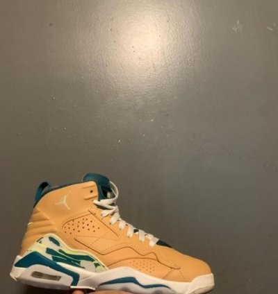 Nik E Air Jordan Mvp Gs Twine Geode Teal Basketball Sneakers