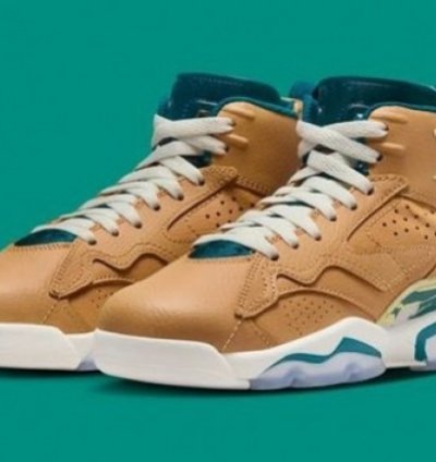 Nik E Air Jordan Mvp Gs Twine Geode Teal Basketball Sneakers