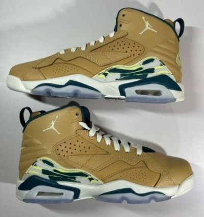 Nik E Air Jordan Mvp Gs Twine Geode Teal Basketball Sneakers