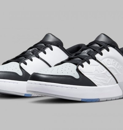 Nik E Air Jordan Nu Retro 1 Low Black Light Smoke Grey Sneakers