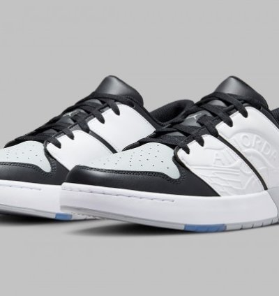Nik E Air Jordan Nu Retro 1 Low Black Light Smoke Grey Sneakers
