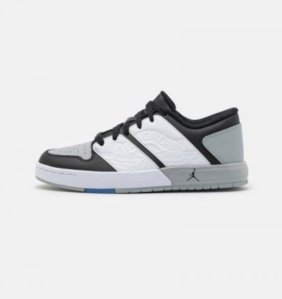 Nik E Air Jordan Nu Retro 1 Low Black Light Smoke Grey Sneakers