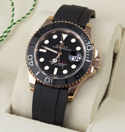 Rolex Yacht-master 40 Oyster Perpetual Yacht-master Oysterflex 40mm 18kt Everose Gold 126655