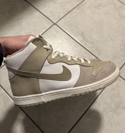 Nike Sb Dunk High White Khaki 2006 Size 12m