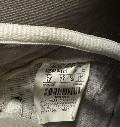 Nike Sb Dunk High White Khaki 2006 Size 12m