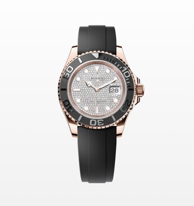 Rolex Yacht-master 40 Paved Diamond Dial Unworn