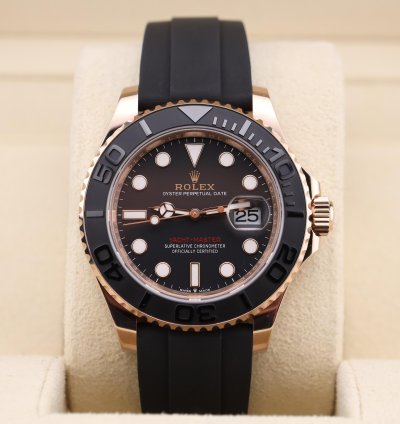 Rolex Yacht-master 40 Rose Gold 126655 Oysterflex Unworn