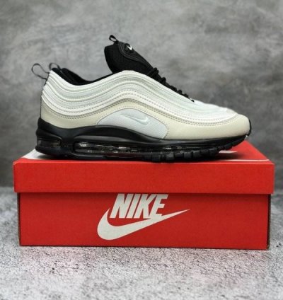 Nik E Air Max 97 Light Bone Sneakers Semi Ua