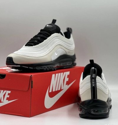 Nik E Air Max 97 Light Bone Sneakers Semi Ua