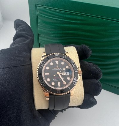 Rolex Yacht-master 40 Rose Gold Oysterflex Braclet