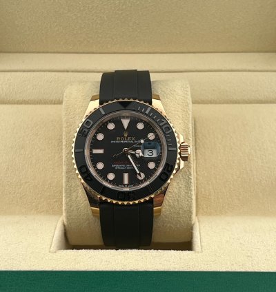 Rolex Yacht-master 40 Rose Gold Oysterflex Braclet