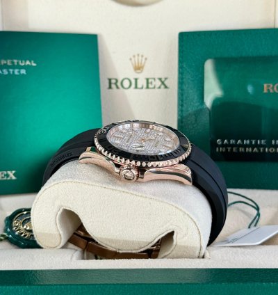 Rolex Yacht-master 40 Rose Gold Oysterflex Diamond Dial 2023