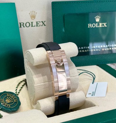 Rolex Yacht-master 40 Rose Gold Oysterflex Diamond Dial 2023