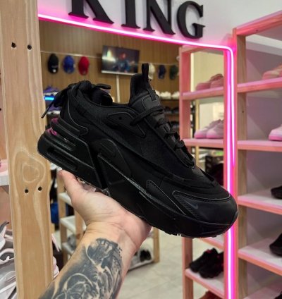 Nik E Air Max Furyosa Full Black Running Shoes