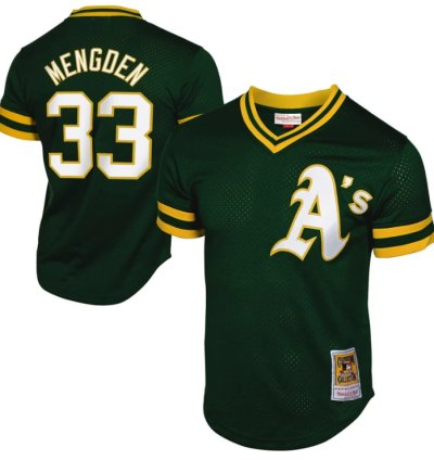 Daniel Mengden 33 Oakland Athletics Dark Green Jersey - All Stitched