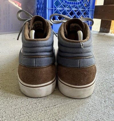 Sz 10 Nike Sb Zoom Stefan Janoski Mid Brown Navy 443095-422