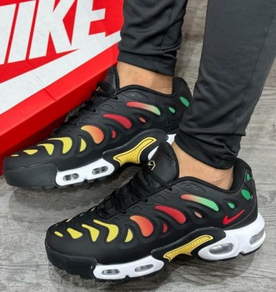 Nik E Air Max Plus Rainbow Running Shoes