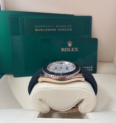 Rolex Yacht-master 40 Rose Gold Pave Diamond Dial 126655