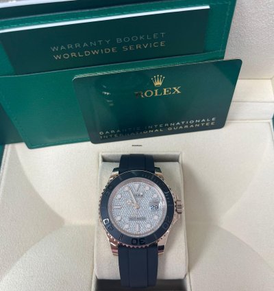 Rolex Yacht-master 40 Rose Gold Pave Diamond Dial 126655