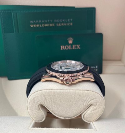 Rolex Yacht-master 40 Rose Gold Pave Diamond Dial 126655