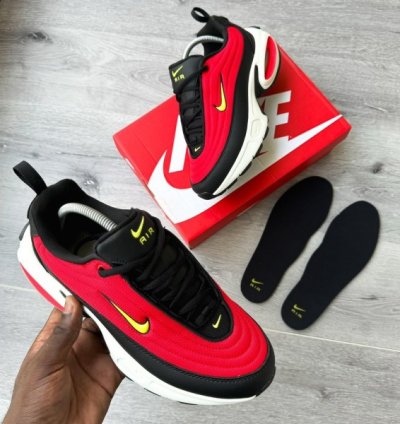 Nik E Air Max Portal Red Running Shoes