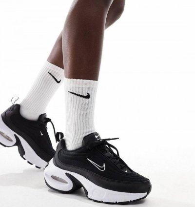 Nik E Air Max Portal Trainer Black White Running Shoes