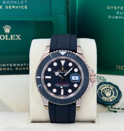 Rolex Yacht-master 40 Unworn 2025 Intense Black Dial 126655-0002 Complete