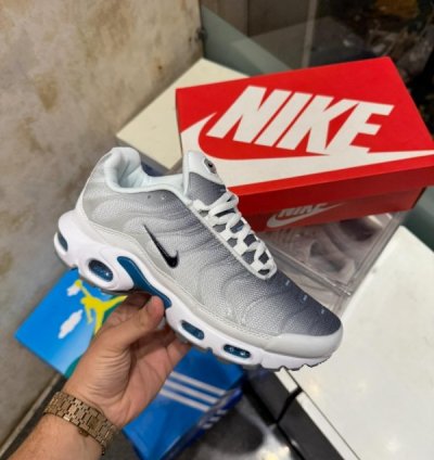 Nik E Air Max Tn Sail Grey Running Shoes