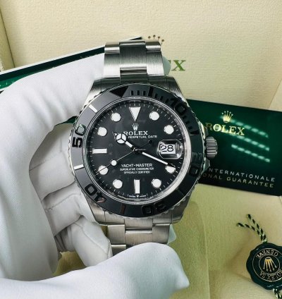 Rolex Yacht-master 42 2025 New Yacht-master 42 Rlx Titanium Black Dial